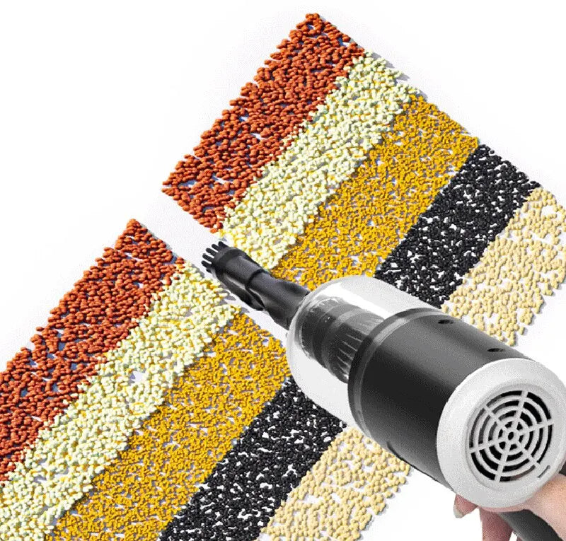 9000Pa Wireless Mini Car Vacuum Cleaner – USB Rechargeable