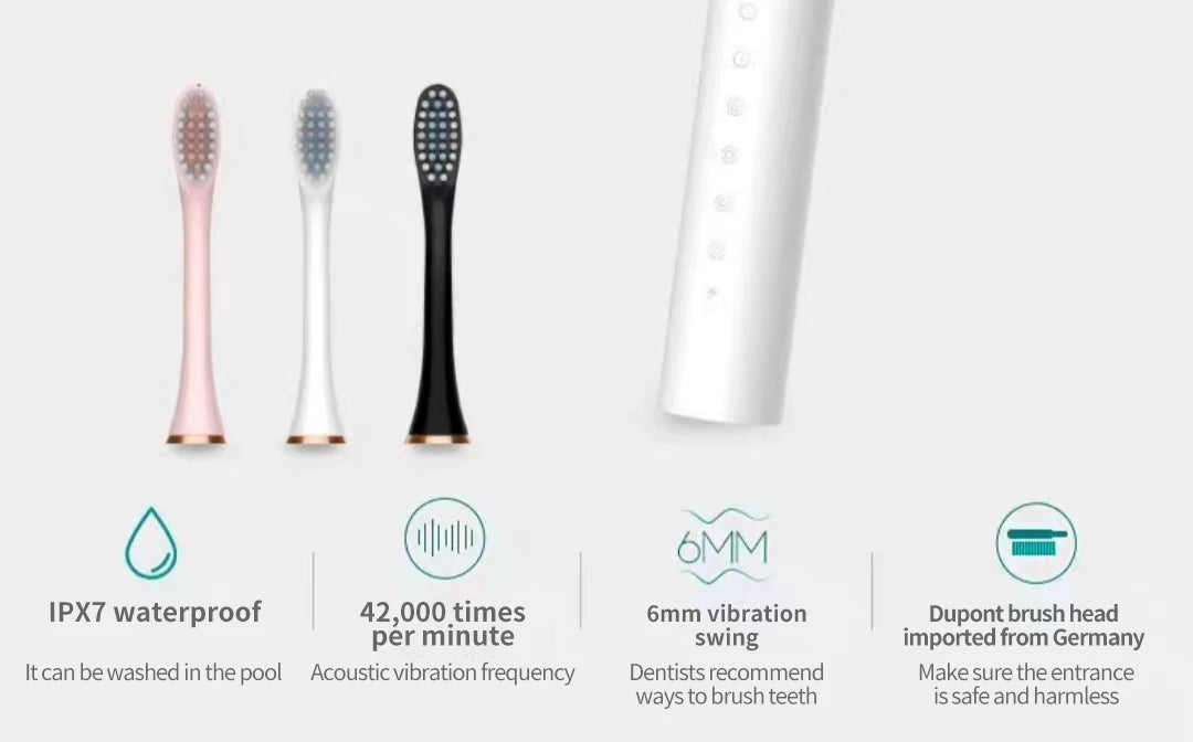 Sonic Electric Toothbrush for Adults