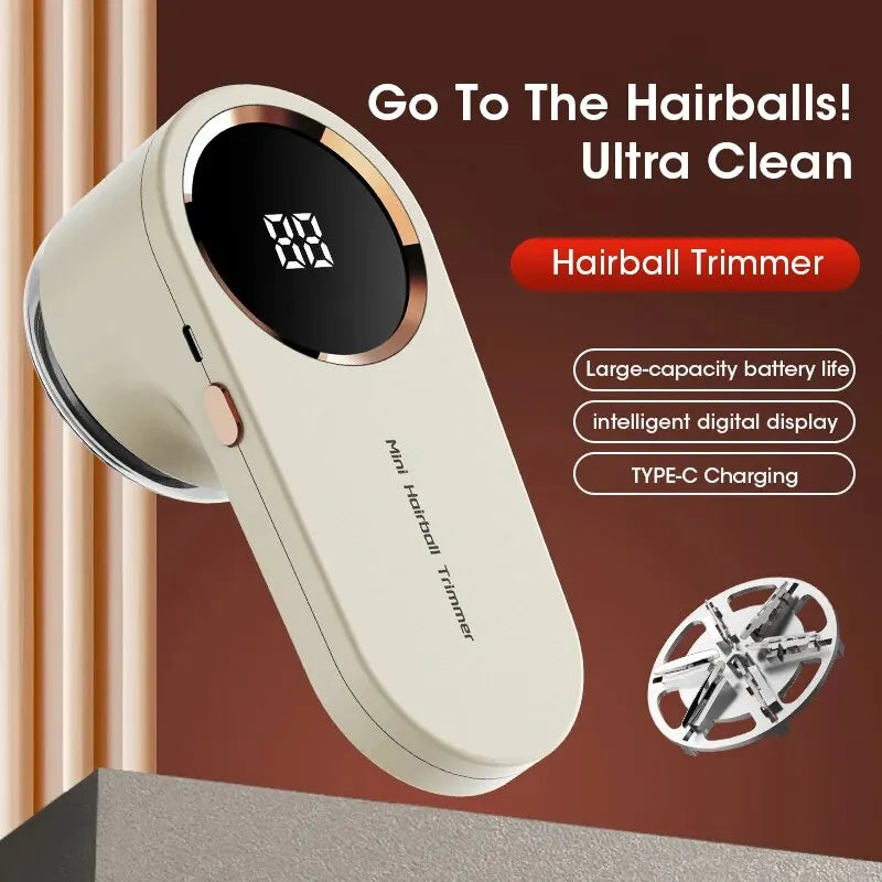 LED Fabric Shaver – USB Rechargeable Lint & Fuzz Remover for Clothes