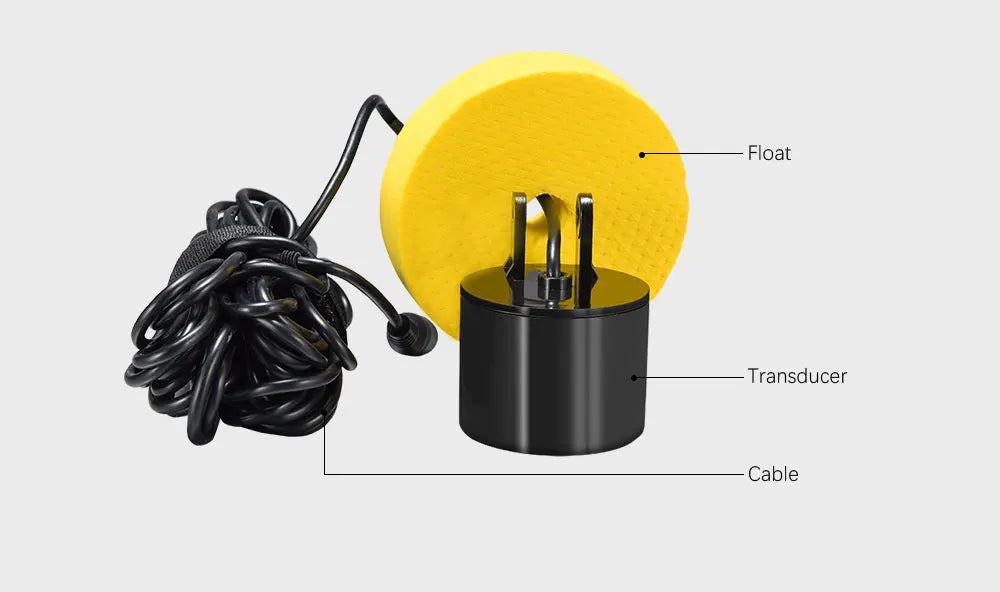 Portable Sonar Fish Finder 100M with Alarm & 45° Coverage – Echo Sounder for Lake & Sea Fishing