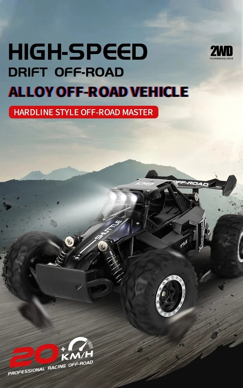 Remote Control Drift Racing Car High-Speed RC Truck with LED Lights