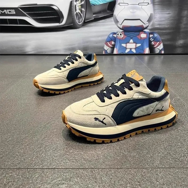 Men’s Summer Casual Sports Shoes – Thick Sole, Comfortable & Non-Slip