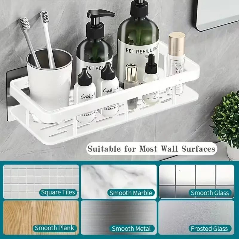 Drill-Free Over-Sink Organizer – Heavy-Duty Bathroom & Kitchen Shelf
