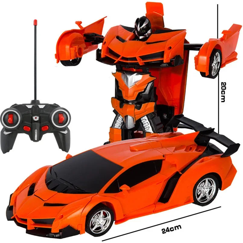 Electric RC Car 2 In 1 Transformation Robots Sports Vehicle Model