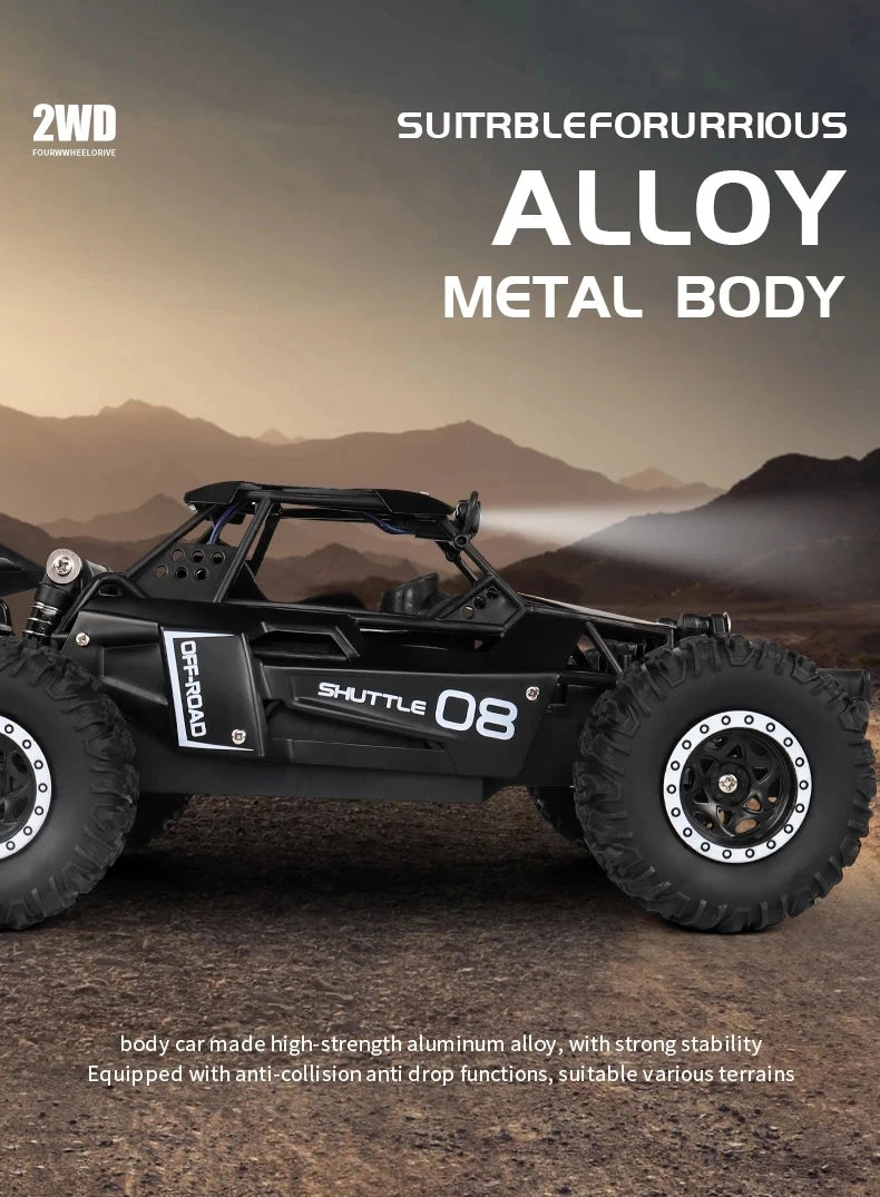 Remote Control Drift Racing Car High-Speed RC Truck with LED Lights