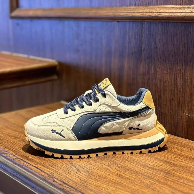 Men’s Summer Casual Sports Shoes – Thick Sole, Comfortable & Non-Slip
