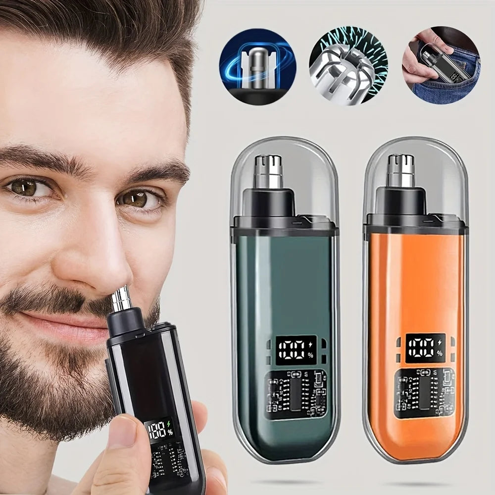 Men’s USB Rechargeable Nose & Ear Hair Trimmer