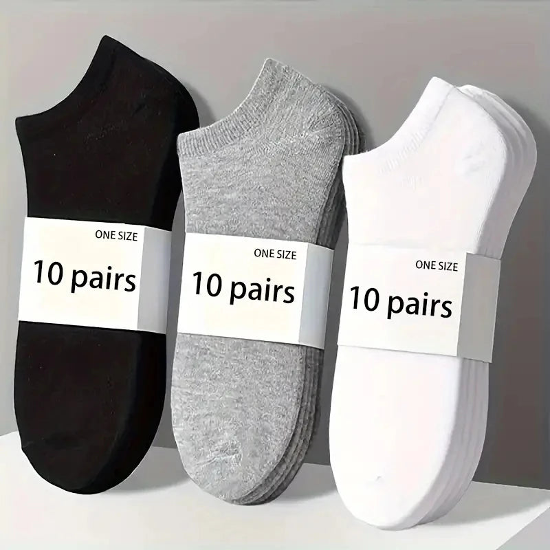 Unisex Comfort-Fit Ankle Socks For All, Breathable & Lightweight