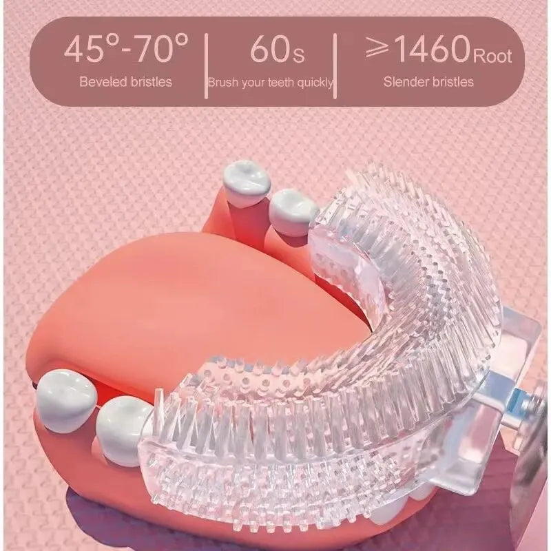 Kids U Shaped Electric Toothbrush, Automatic 360°