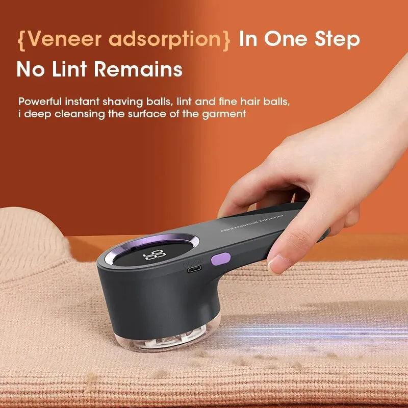 LED Fabric Shaver – USB Rechargeable Lint & Fuzz Remover for Clothes
