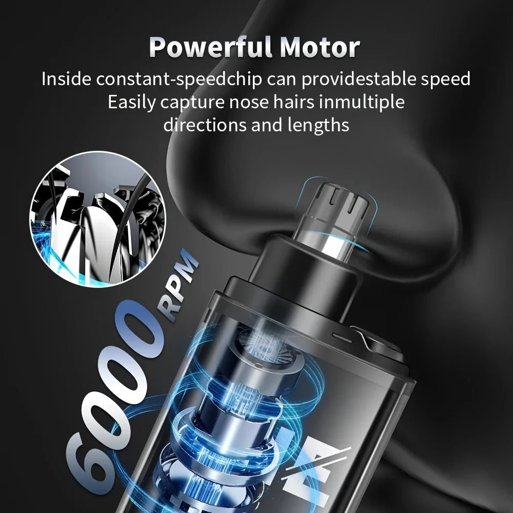 Men’s USB Rechargeable Nose & Ear Hair Trimmer