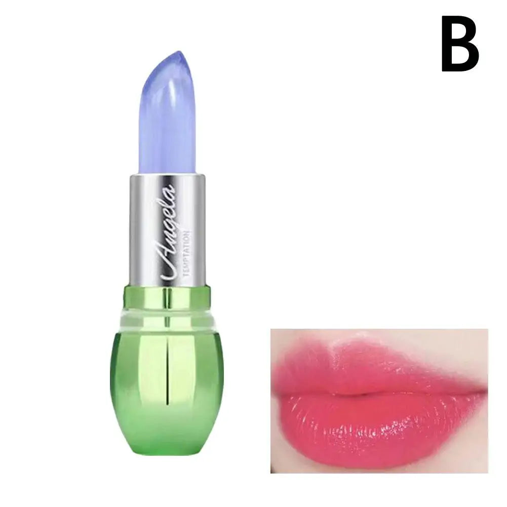 Crystal Jelly Lipstick – Magic Color Changing Lip Gloss & Moisturizing Lip Balm