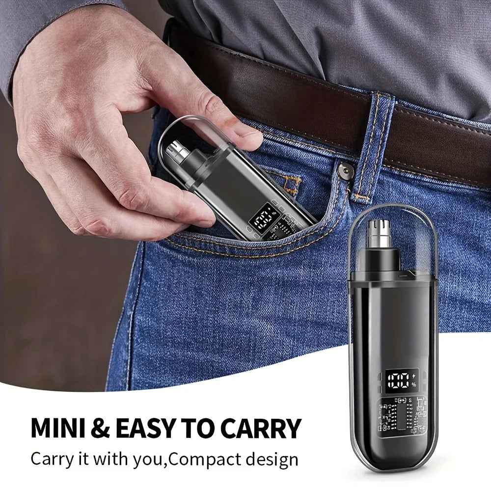 Men’s USB Rechargeable Nose & Ear Hair Trimmer