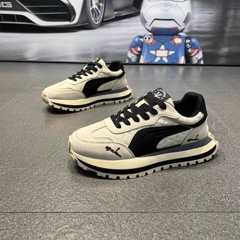 Men’s Summer Casual Sports Shoes – Thick Sole, Comfortable & Non-Slip