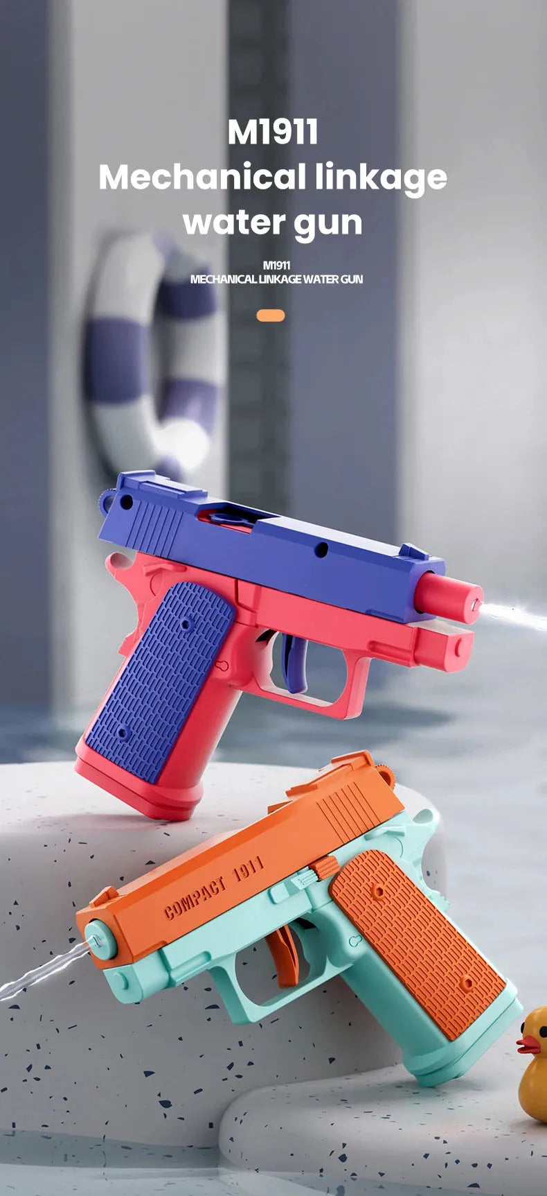 M1191 Mini Water Gun – Kids’ Fully Automatic Summer Outdoor Toy