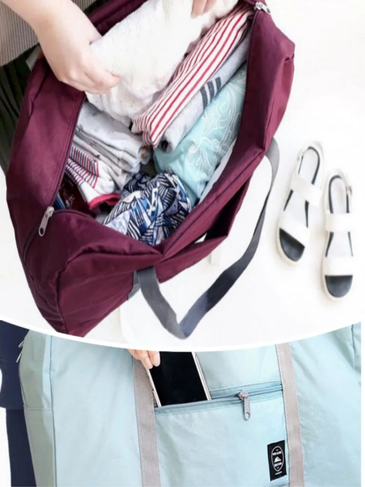 Foldable Travel Duffel Bag – Lightweight Carry-On for Women
