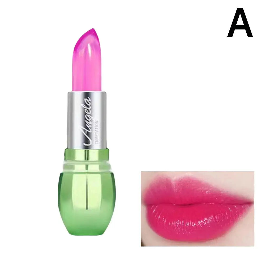 Crystal Jelly Lipstick – Magic Color Changing Lip Gloss & Moisturizing Lip Balm