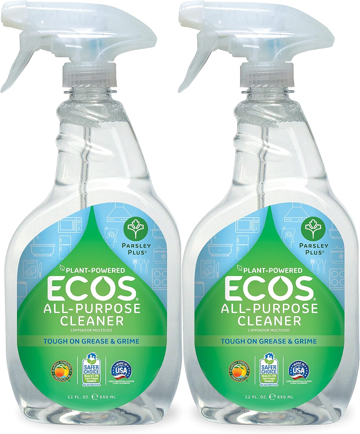 Earth Friendly Products All-Purpose Cleaner – Parsley Plus (Pack of 2)