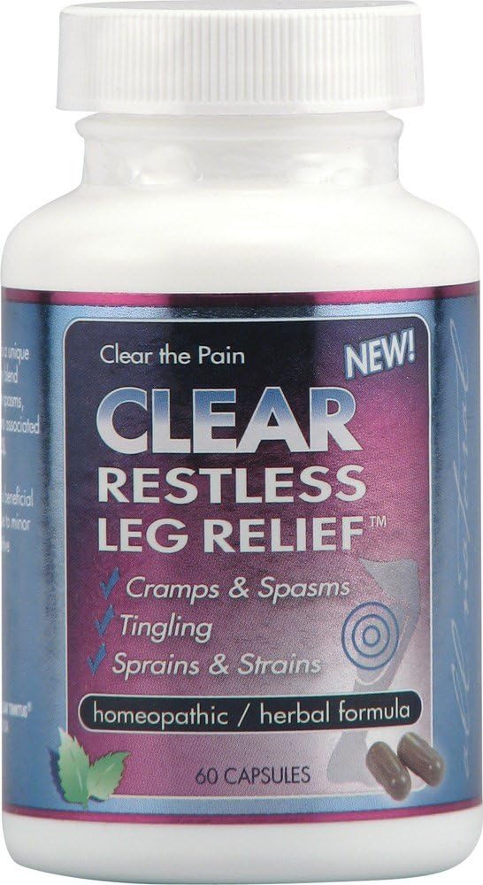 Clear Products Restless Leg Relief – Homeopathic Support for Leg Comfort (60 Capsules)