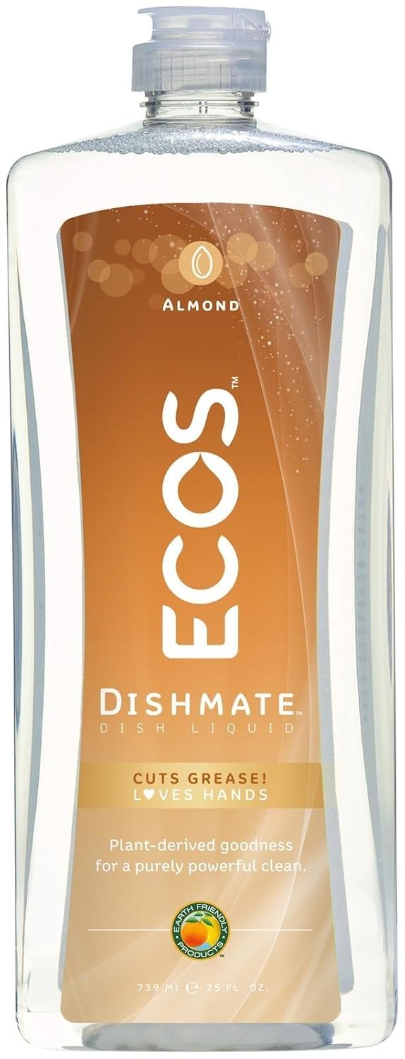 Dishmate Dish Liquid with Natural Almond, 25 Ounce