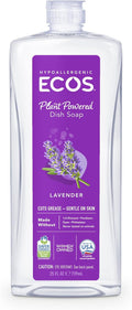 ECOS 25 Oz Dishmate Dish Liquid with Lavender (Pack of 2)