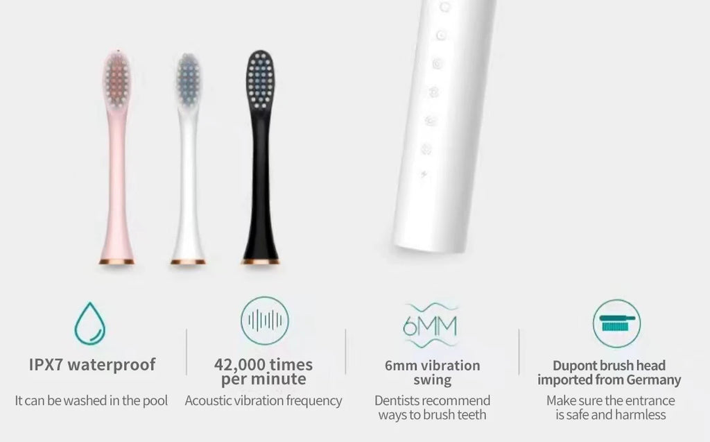 Sonic Electric Toothbrush for Adults