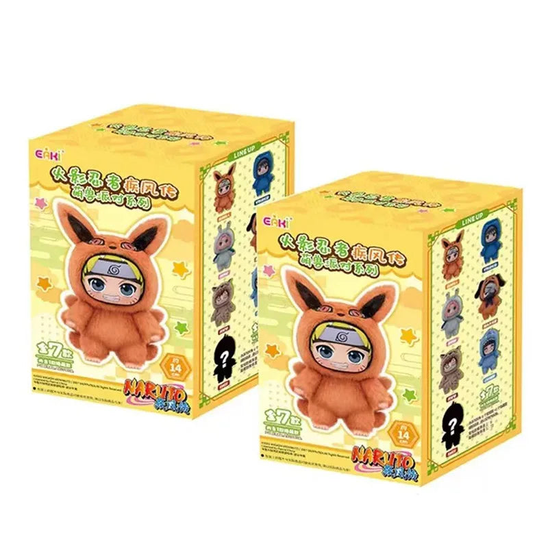 Naruto Beast Party Cute Plush Keychain – Blind Box Anime Gift