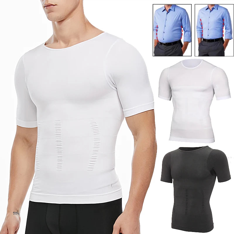 Men’s Slimming Body Shaper Vest – Belly Control & Posture Corrector