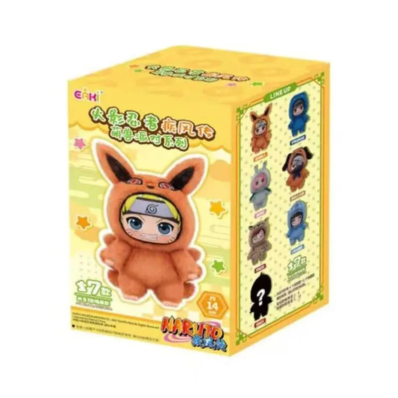 Naruto Beast Party Cute Plush Keychain – Blind Box Anime Gift