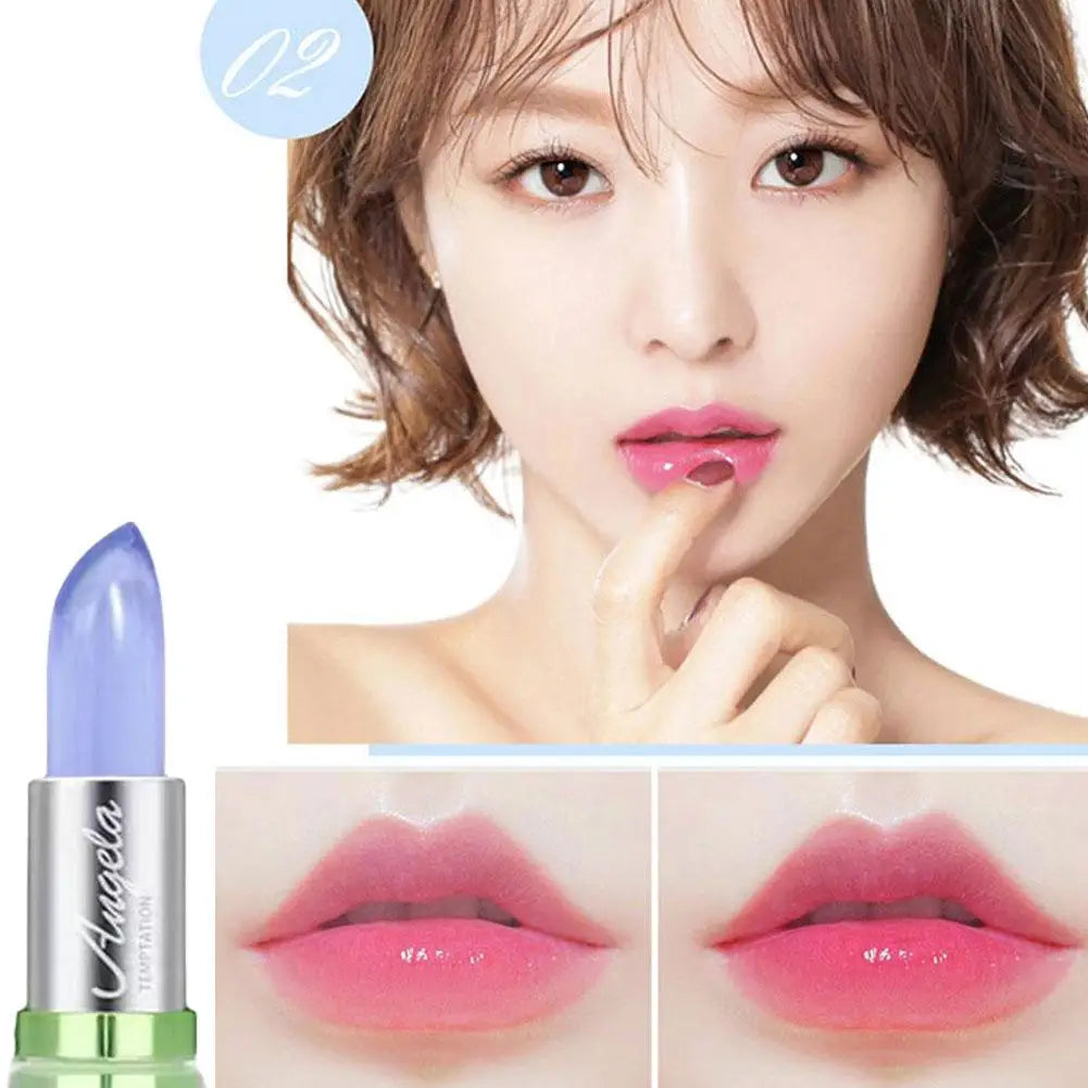 Crystal Jelly Lipstick – Magic Color Changing Lip Gloss & Moisturizing Lip Balm