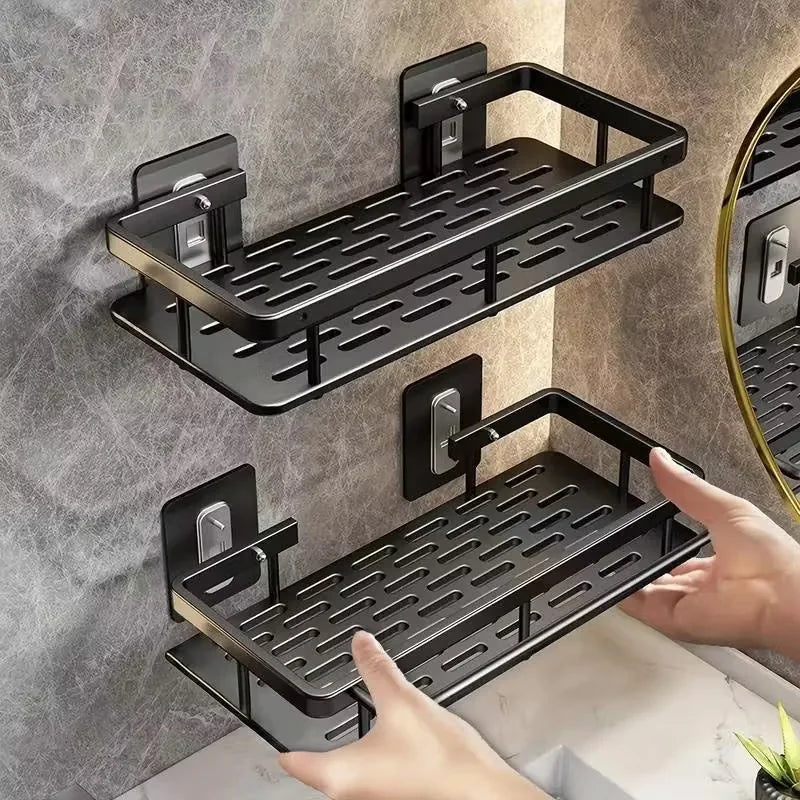 Drill-Free Over-Sink Organizer – Heavy-Duty Bathroom & Kitchen Shelf