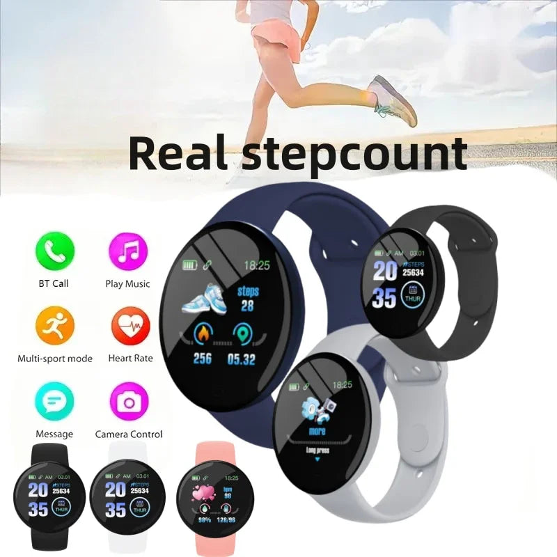 Xiaomi D18 Smartwatch – Color Display, Sports Modes, Call & Music Control