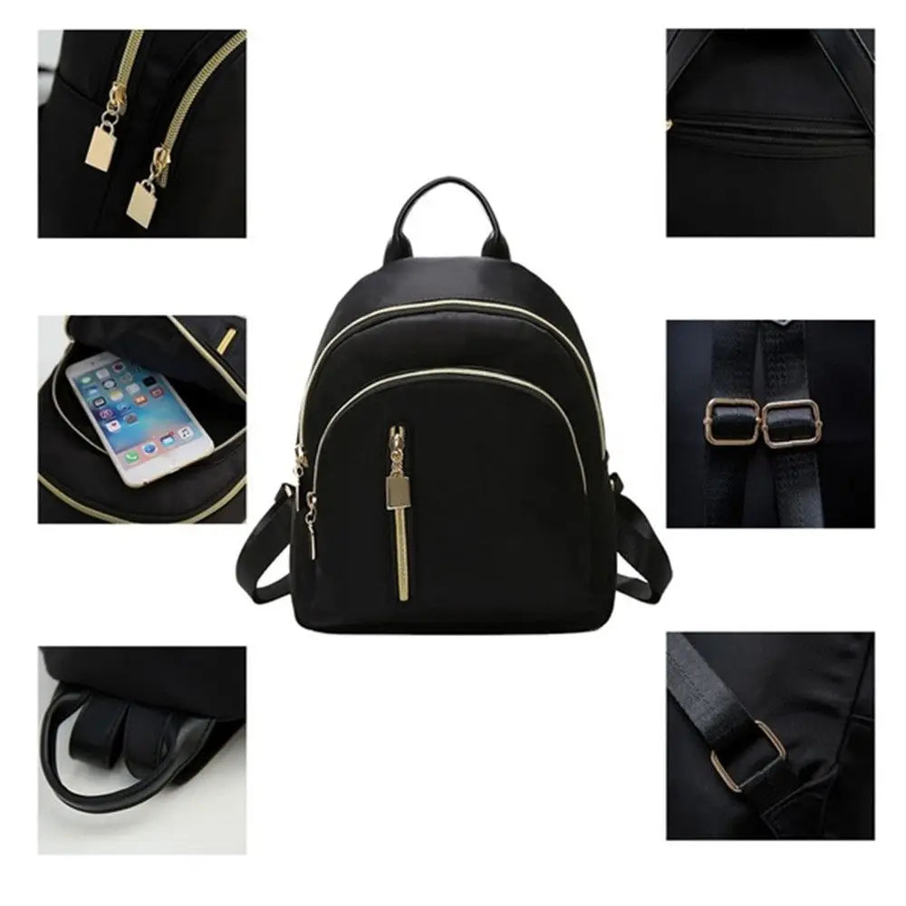 Mini Oxford Backpack – Cute Travel Daypack & Shoulder Bag