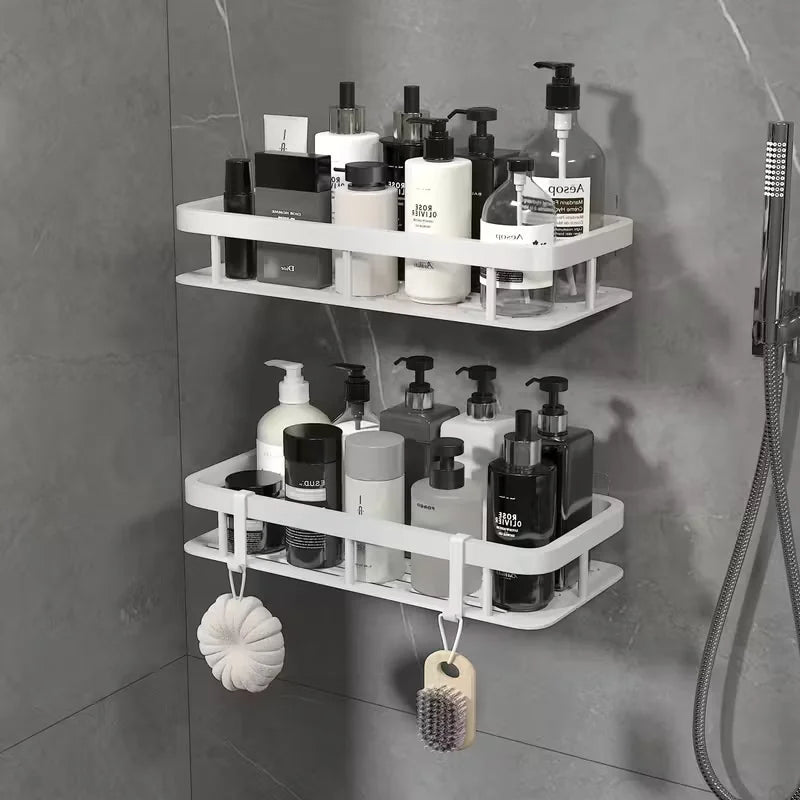 Drill-Free Over-Sink Organizer – Heavy-Duty Bathroom & Kitchen Shelf
