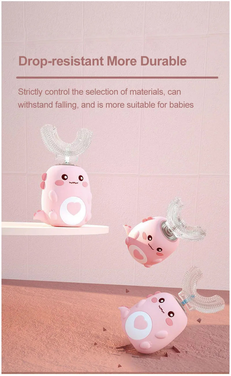 Kids U Shaped Electric Toothbrush, Automatic 360°