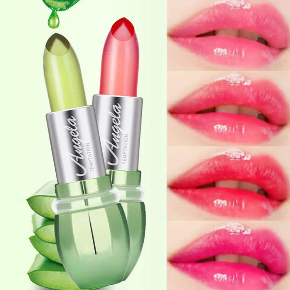 Crystal Jelly Lipstick – Magic Color Changing Lip Gloss & Moisturizing Lip Balm