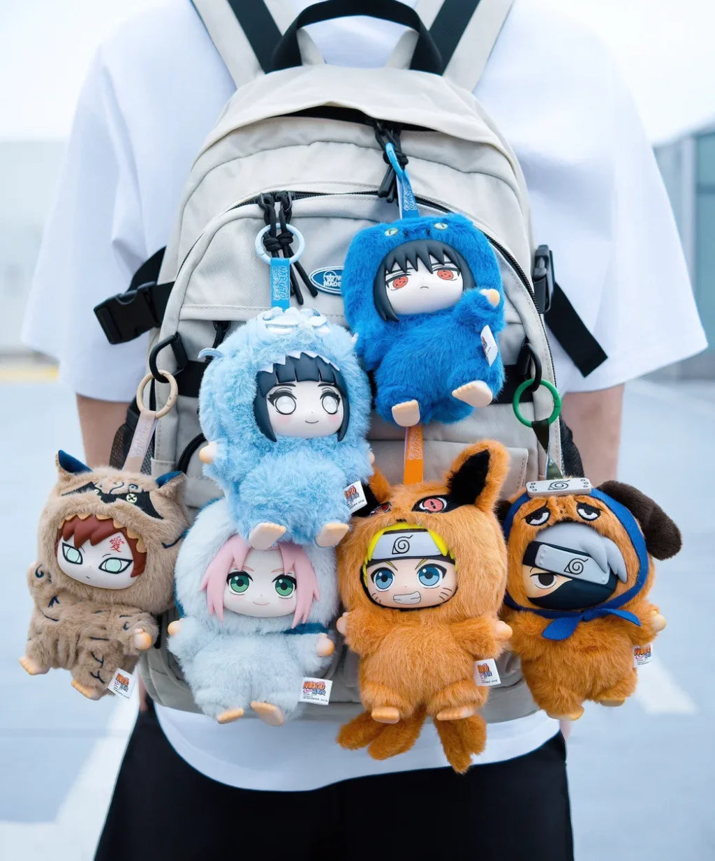Naruto Beast Party Cute Plush Keychain – Blind Box Anime Gift