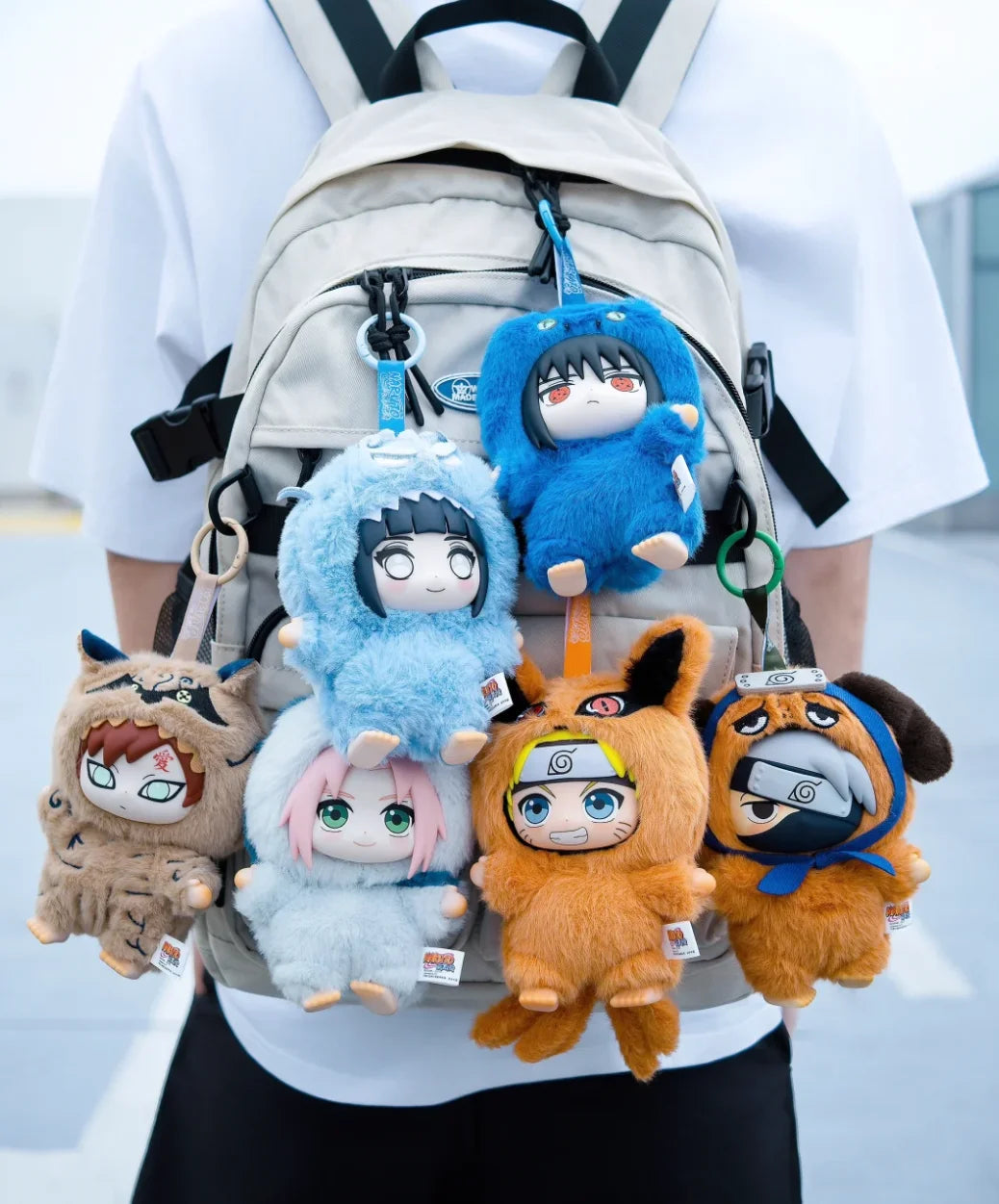 Naruto Beast Party Cute Plush Keychain – Blind Box Anime Gift