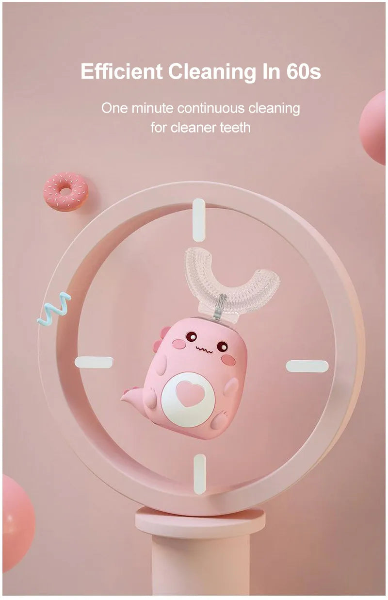 Kids U Shaped Electric Toothbrush, Automatic 360°