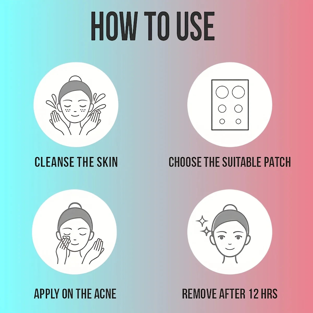 432 Colorful Star Pimple Patches – Cute Invisible Acne Cover Stickers