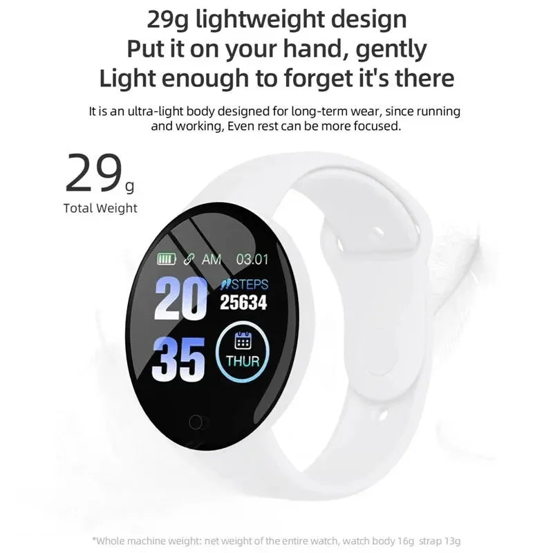 Xiaomi D18 Smartwatch – Color Display, Sports Modes, Call & Music Control