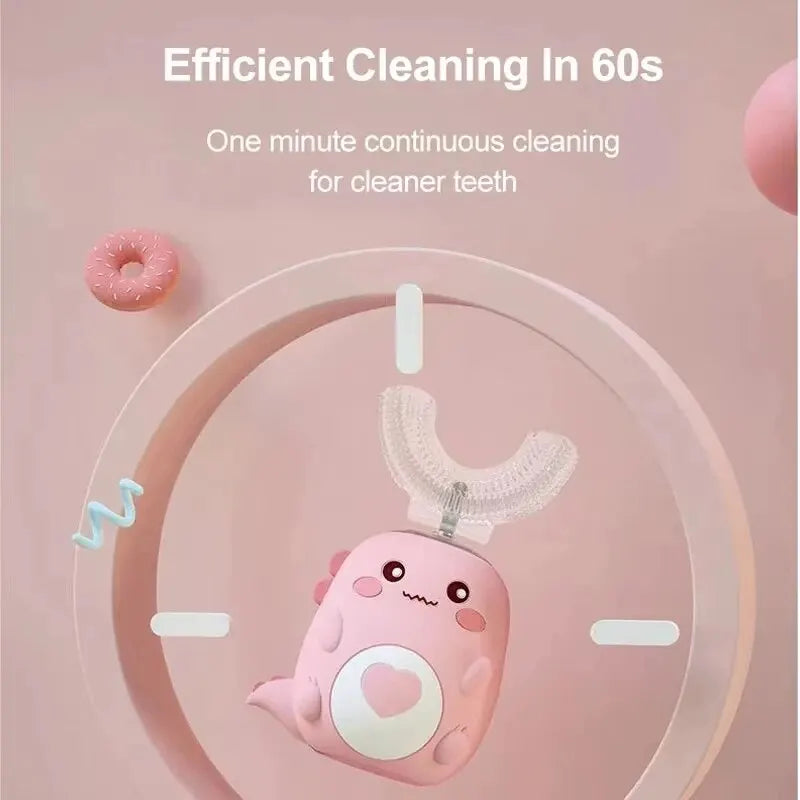 Kids U Shaped Electric Toothbrush, Automatic 360°