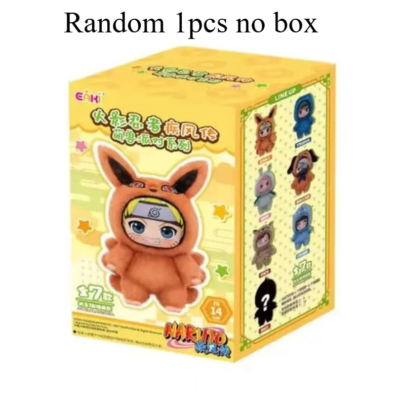 Naruto Beast Party Cute Plush Keychain – Blind Box Anime Gift